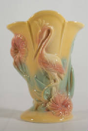 Hull Sunglow Flamingo Vase