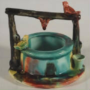 Antique French Majolica Vallauris Wishing Well