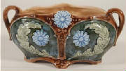 Antique Austrian Majolica Jardiniere